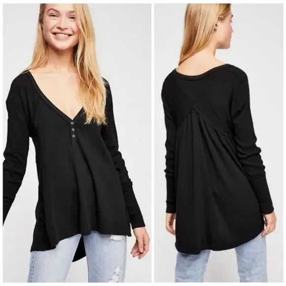 WE THE FREE HENLEY TOP, SIZE S - Picture 7 of 7